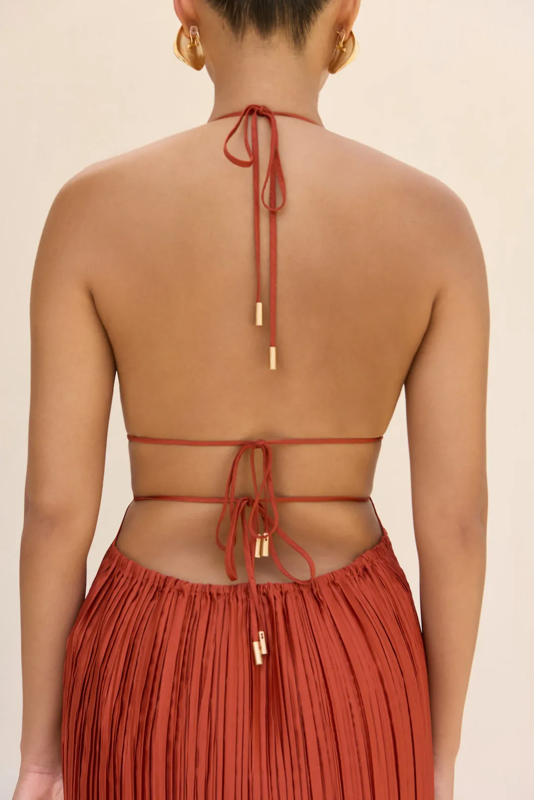 BETHANIE DRESS - TANNIN sold by Cult Gaia product image thumbnail 5