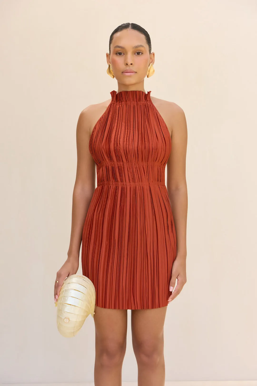 BETHANIE DRESS - TANNIN sold by Cult Gaia product image thumbnail 2