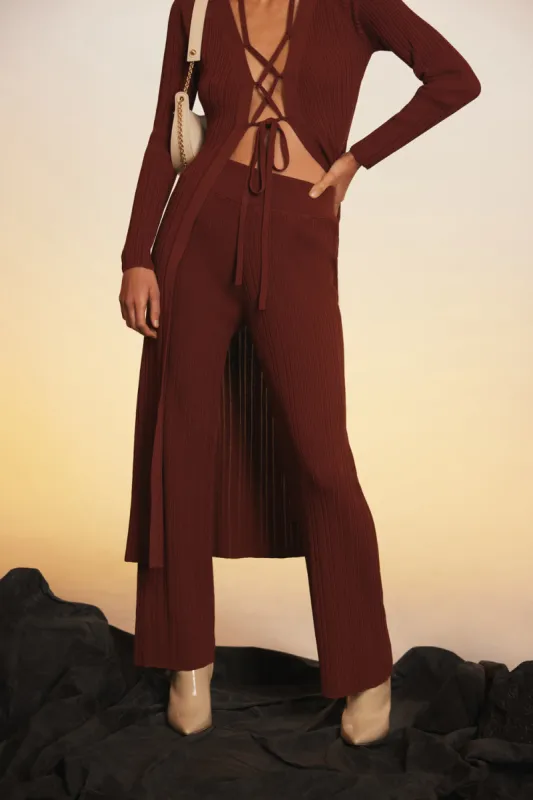 JOPLIN KNIT PANT - EMBER sold by cult gaia