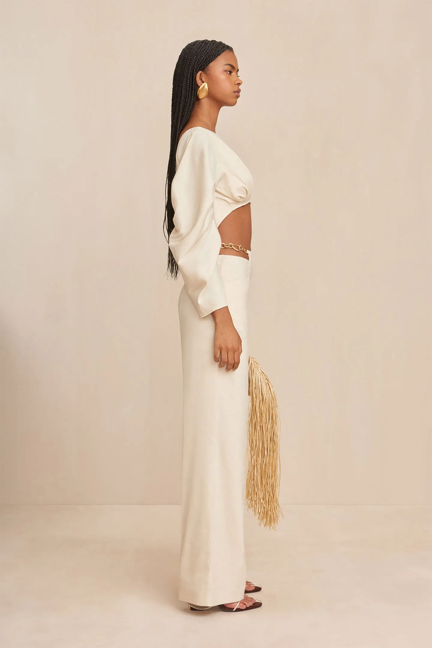 BRENNA TOP - BEACH sold by cult gaia product image thumbnail 3