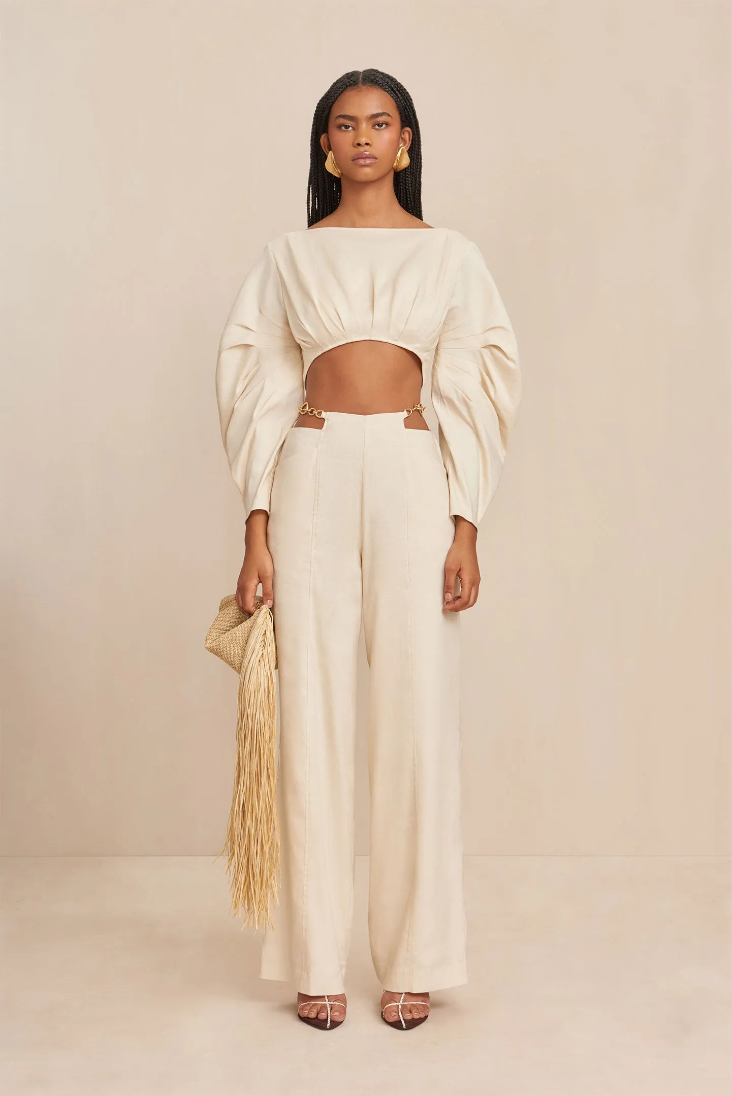 BRENNA TOP - BEACH sold by cult gaia product image thumbnail 2