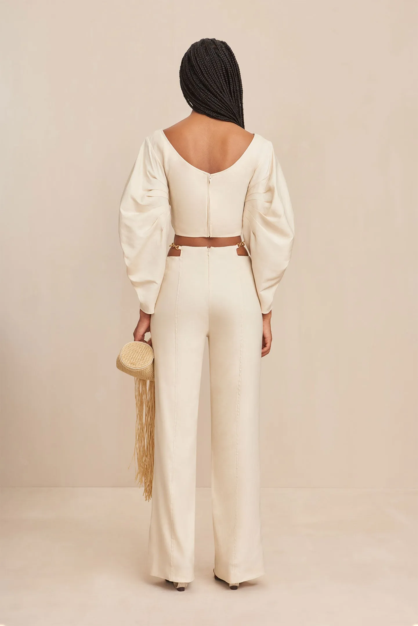 BRENNA TOP - BEACH sold by cult gaia product image thumbnail 4