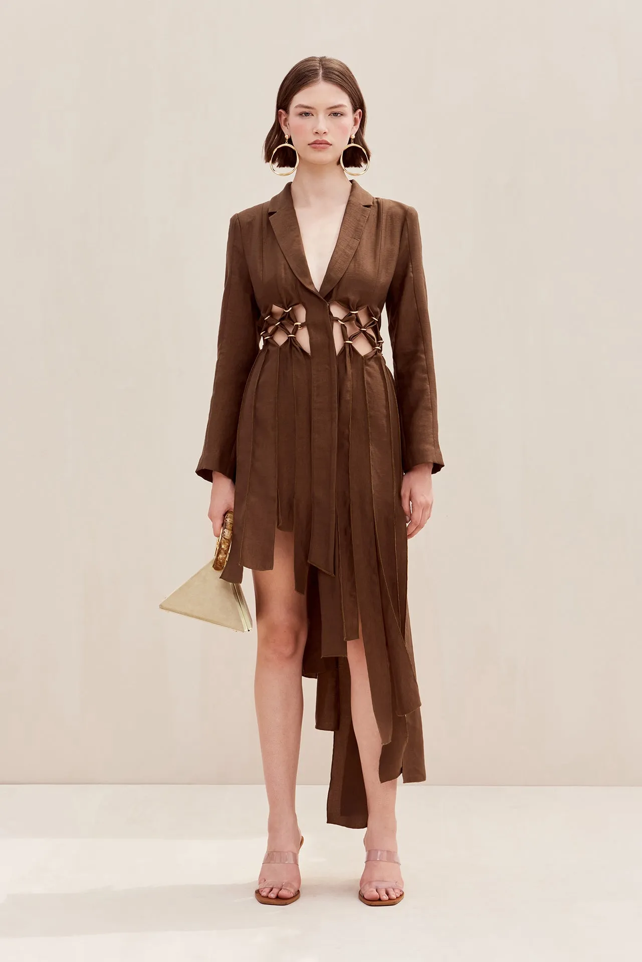 ELANA DRESS - AFFOGATO sold by cult gaia