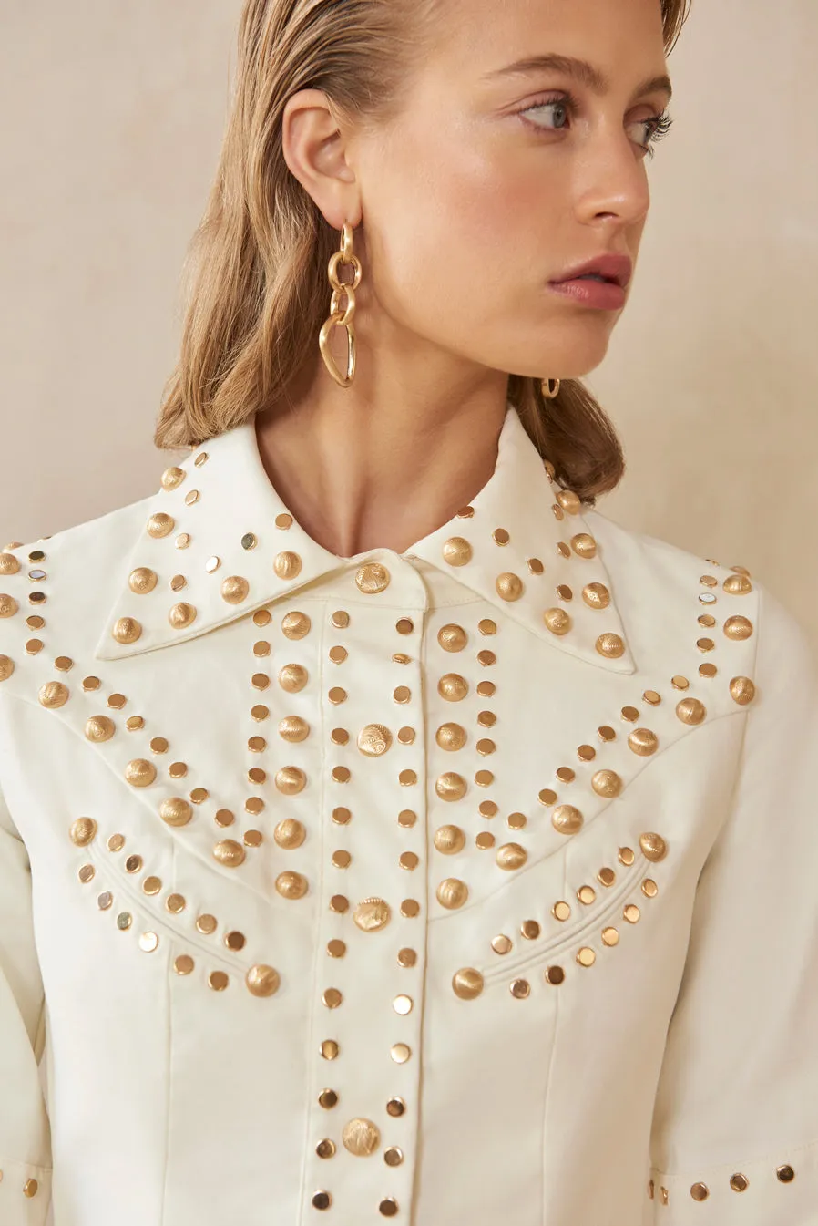 ANIKA DRESS - OFF WHITE sold by cult gaia product image thumbnail 2