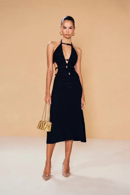 EVALEIGH KNIT DRESS - BLACK sold by Cult Gaia