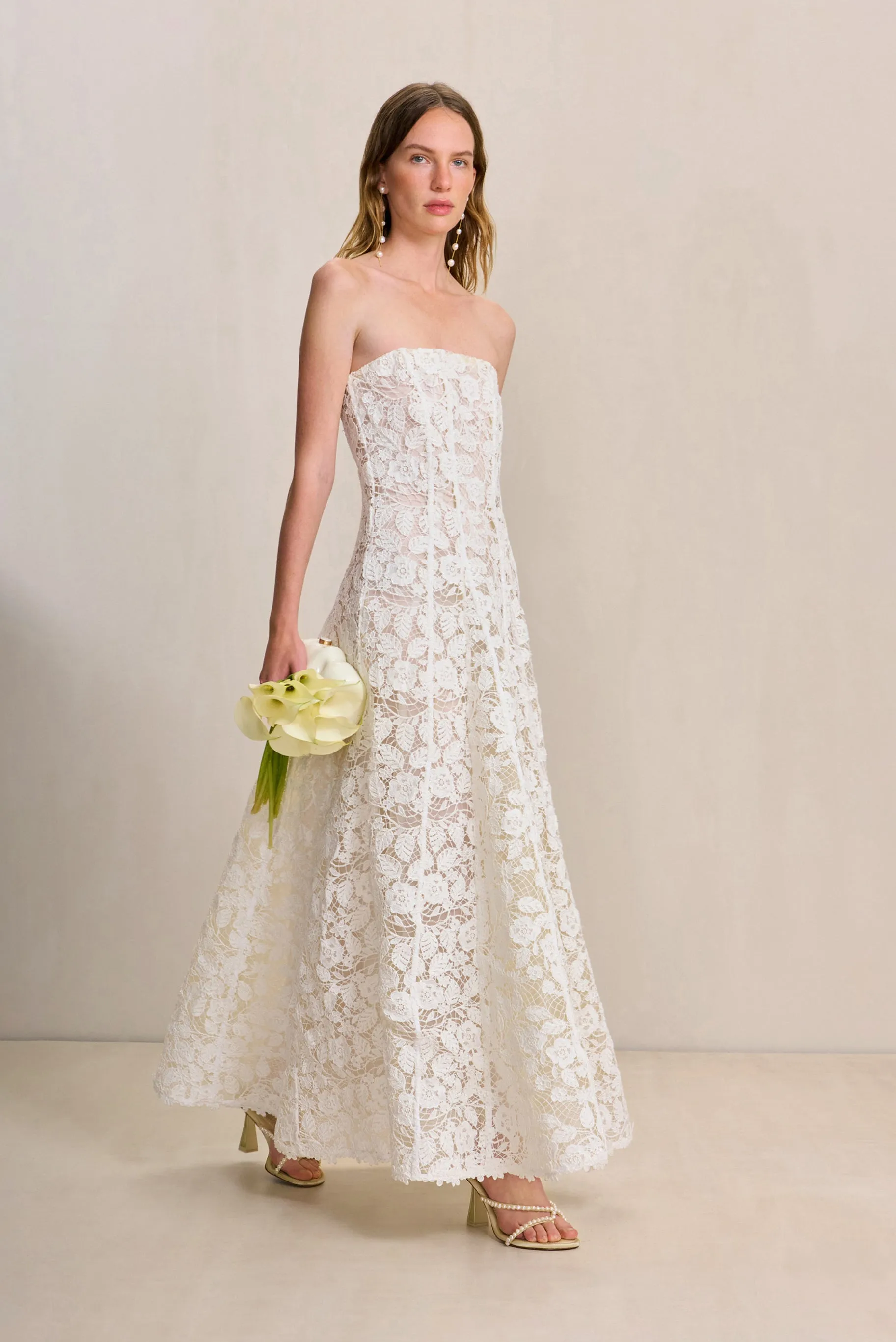 YASENIA DRESS - OFF WHITE sold by Cult Gaia product image thumbnail 4