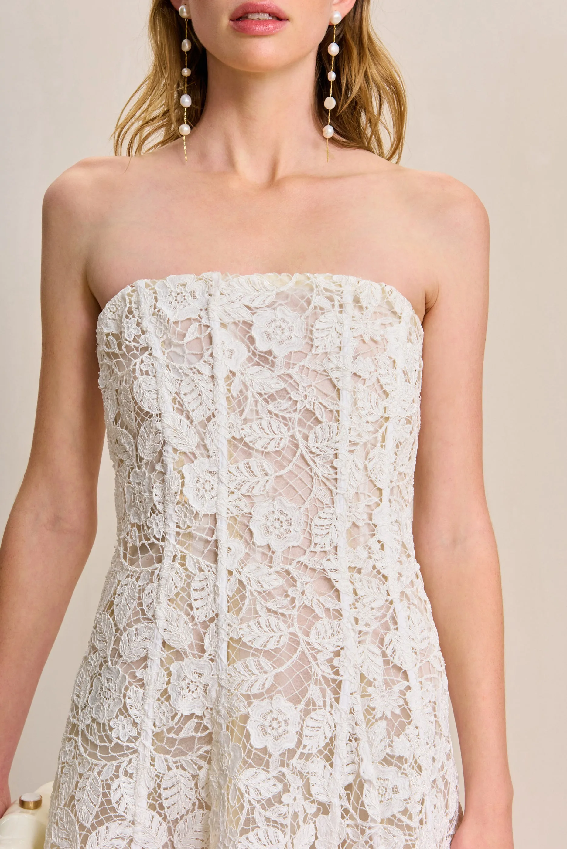 YASENIA DRESS - OFF WHITE sold by Cult Gaia product image thumbnail 2