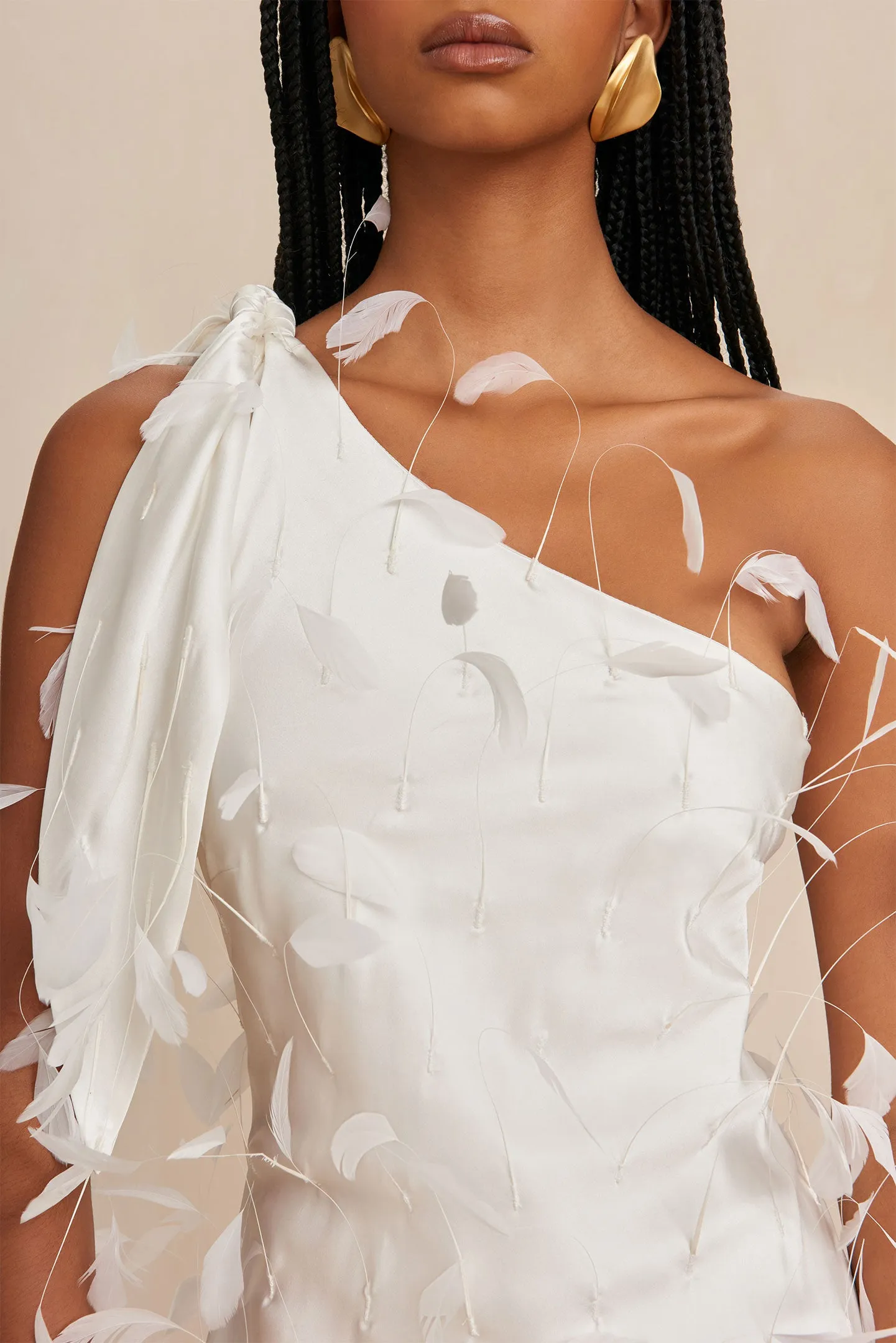 HAYES DRESS - OFF WHITE sold by cult gaia product image thumbnail 3