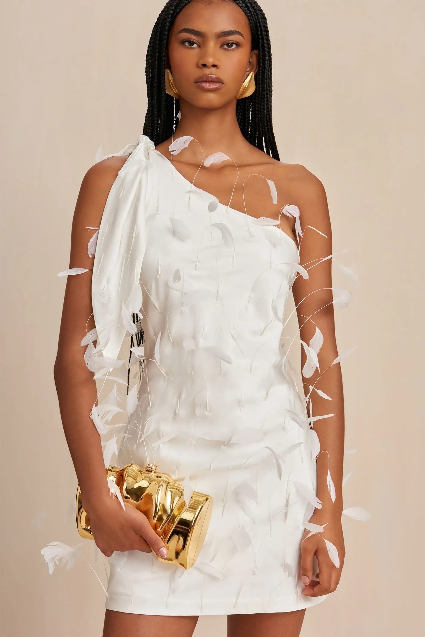 HAYES DRESS - OFF WHITE sold by cult gaia