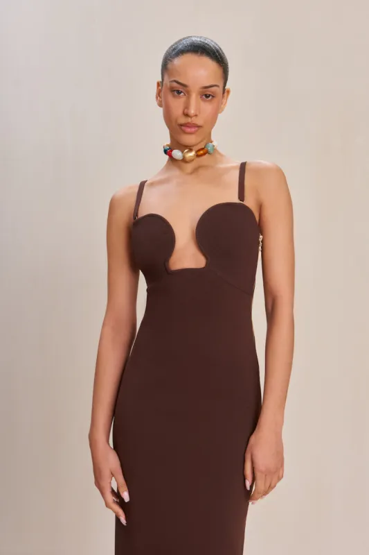 JENNY KNIT DRESS - JAVA sold by Cult Gaia