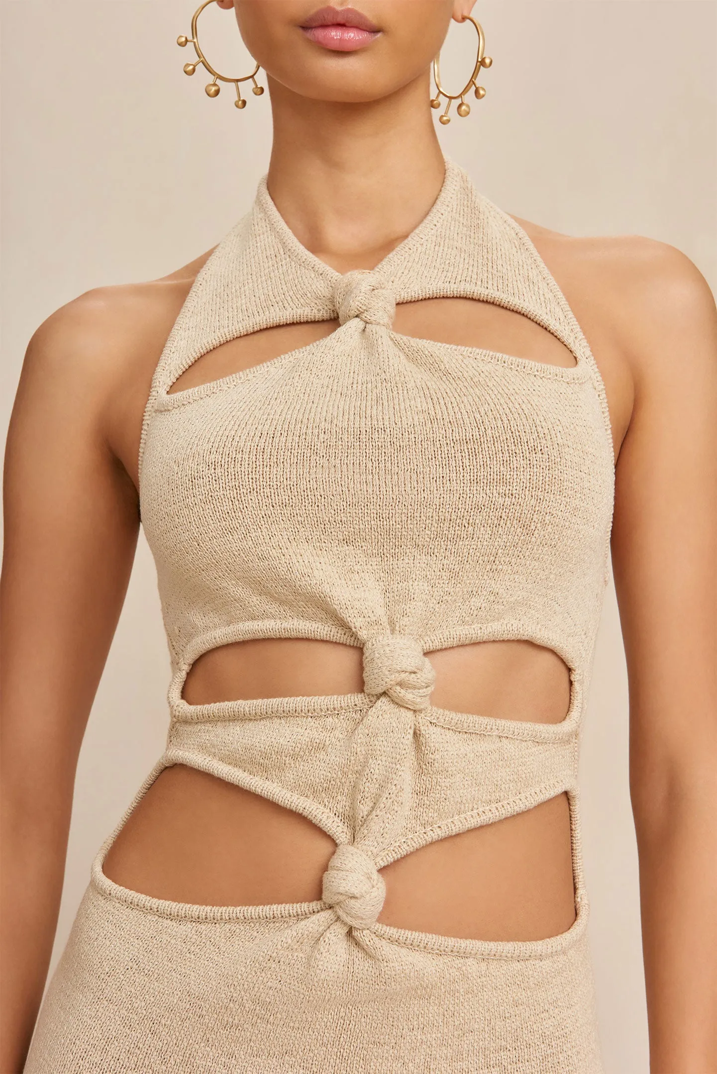 ALAINA KNIT DRESS - BEACH sold by Cult Gaia product image thumbnail 2