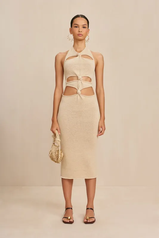 ALAINA KNIT DRESS - BEACH sold by Cult Gaia