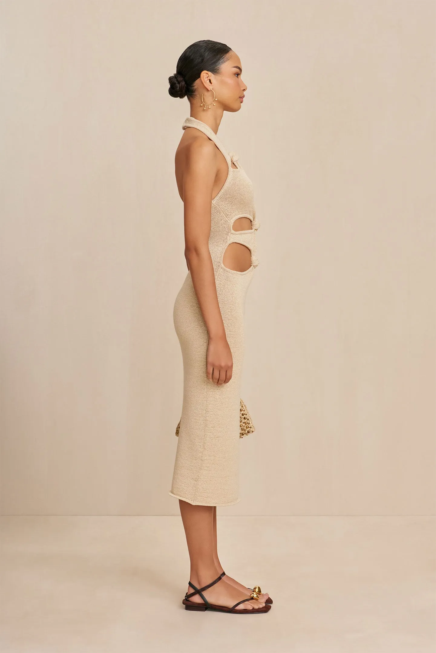 ALAINA KNIT DRESS - BEACH sold by Cult Gaia product image thumbnail 4