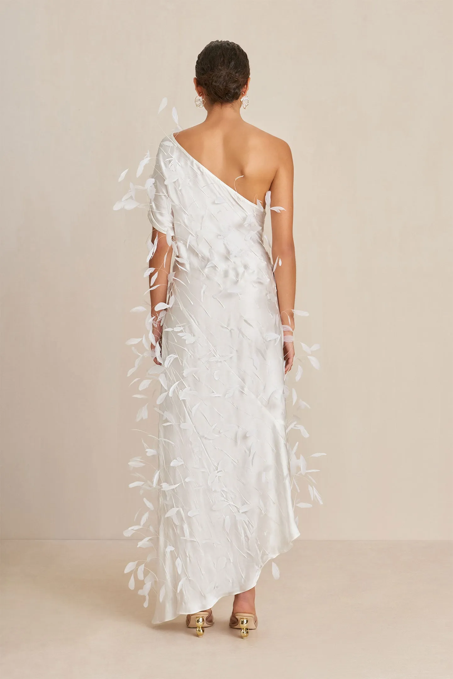 HALLE DRESS - OFF WHITE sold by Cult Gaia product image thumbnail 4