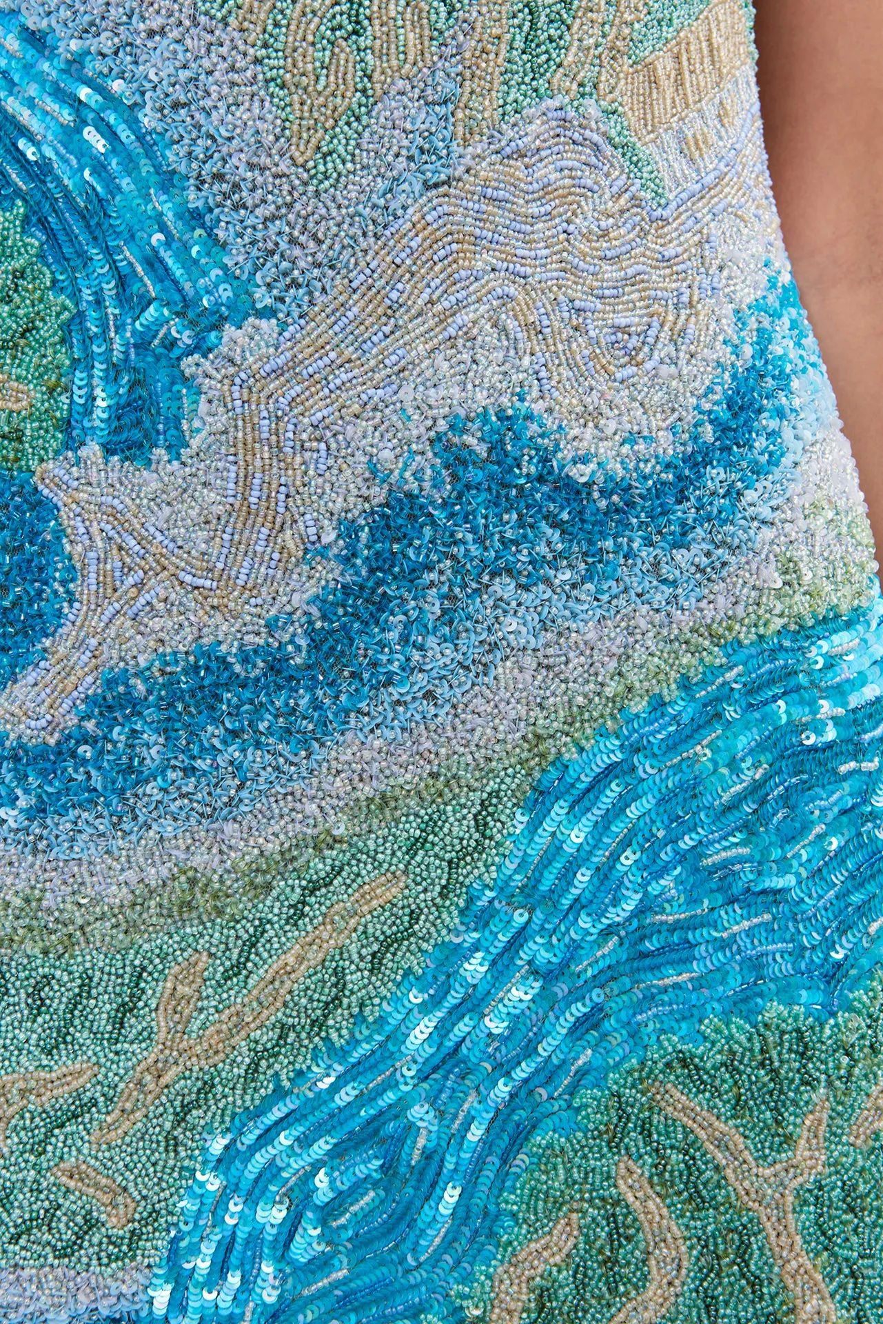 BEBE DRESS - LANDSCAPE PRINT sold by Cult Gaia product image thumbnail 4