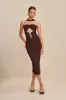 CRISTOS KNIT DRESS - JAVA sold by Cult Gaia
