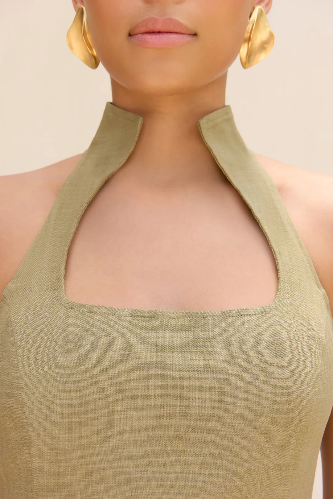 AKAIA DRESS - TEA sold by Cult Gaia product image thumbnail 4