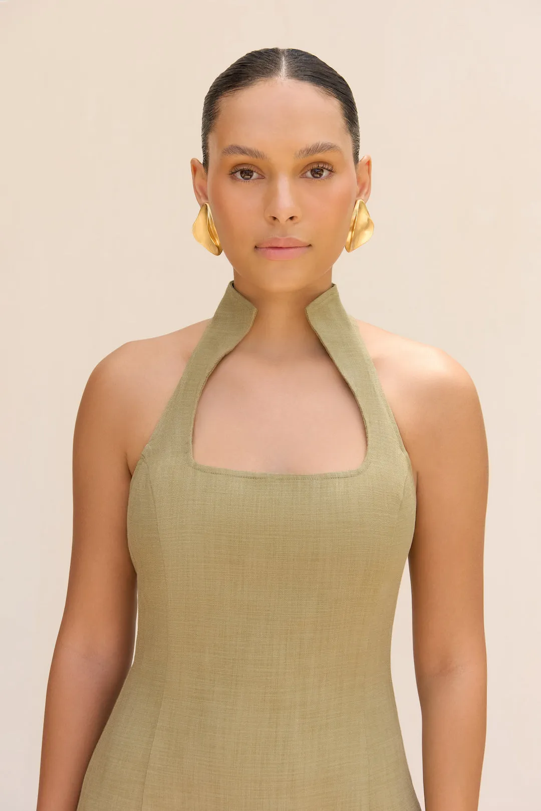 AKAIA DRESS - TEA sold by Cult Gaia product image thumbnail 2