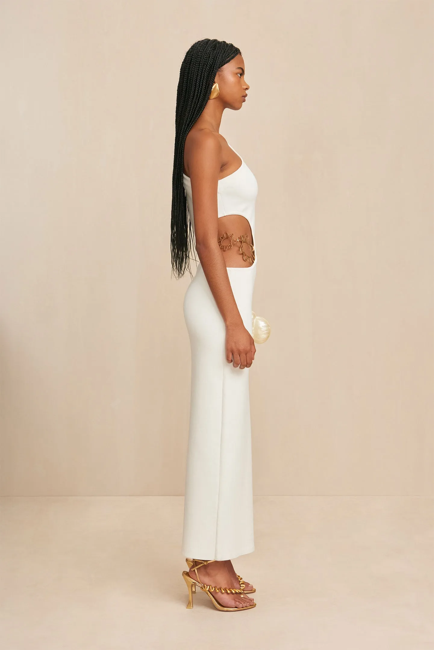 ADRIAN KNIT DRESS - OFF WHITE sold by cult gaia product image thumbnail 4