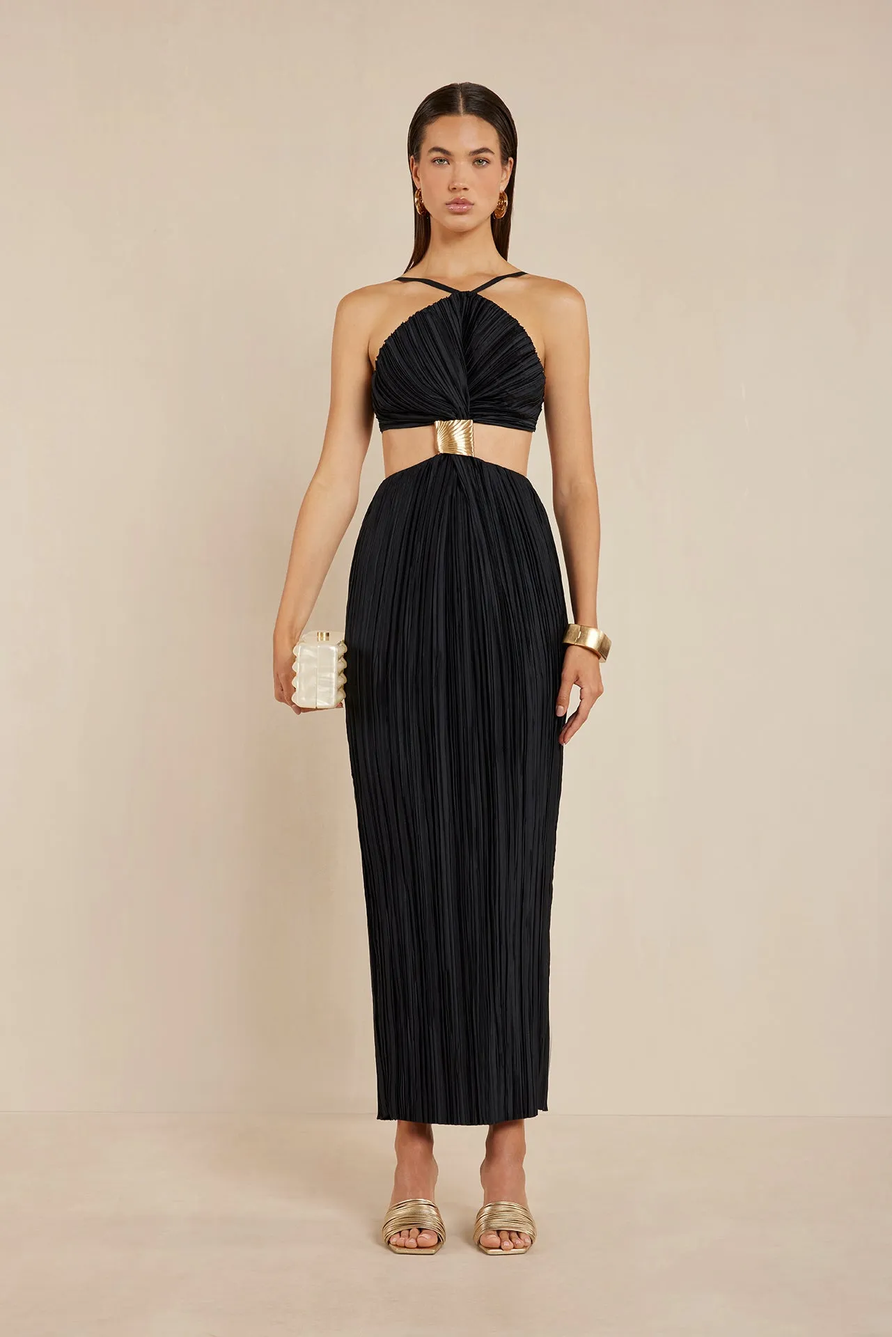 MITRA GOWN - BLACK sold by cult gaia