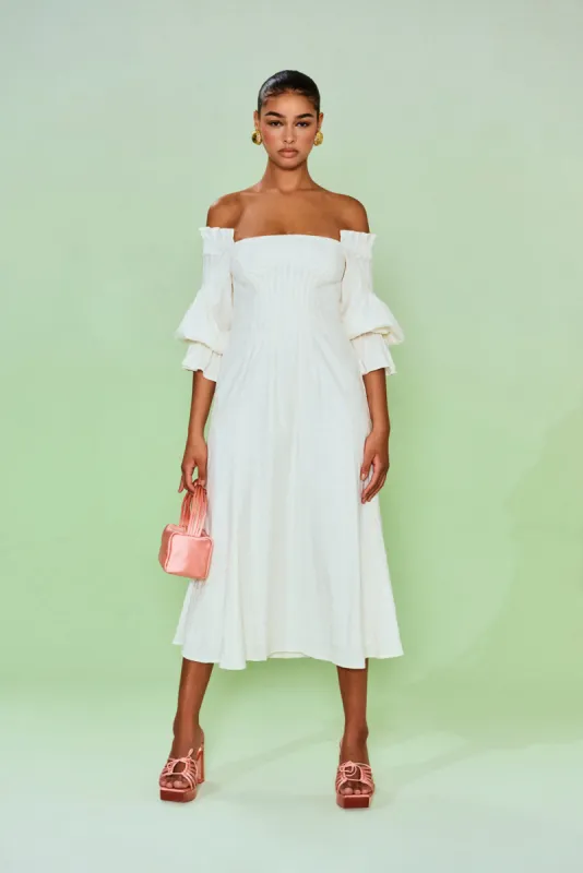 IDA DRESS - OFF WHITE sold by cult gaia