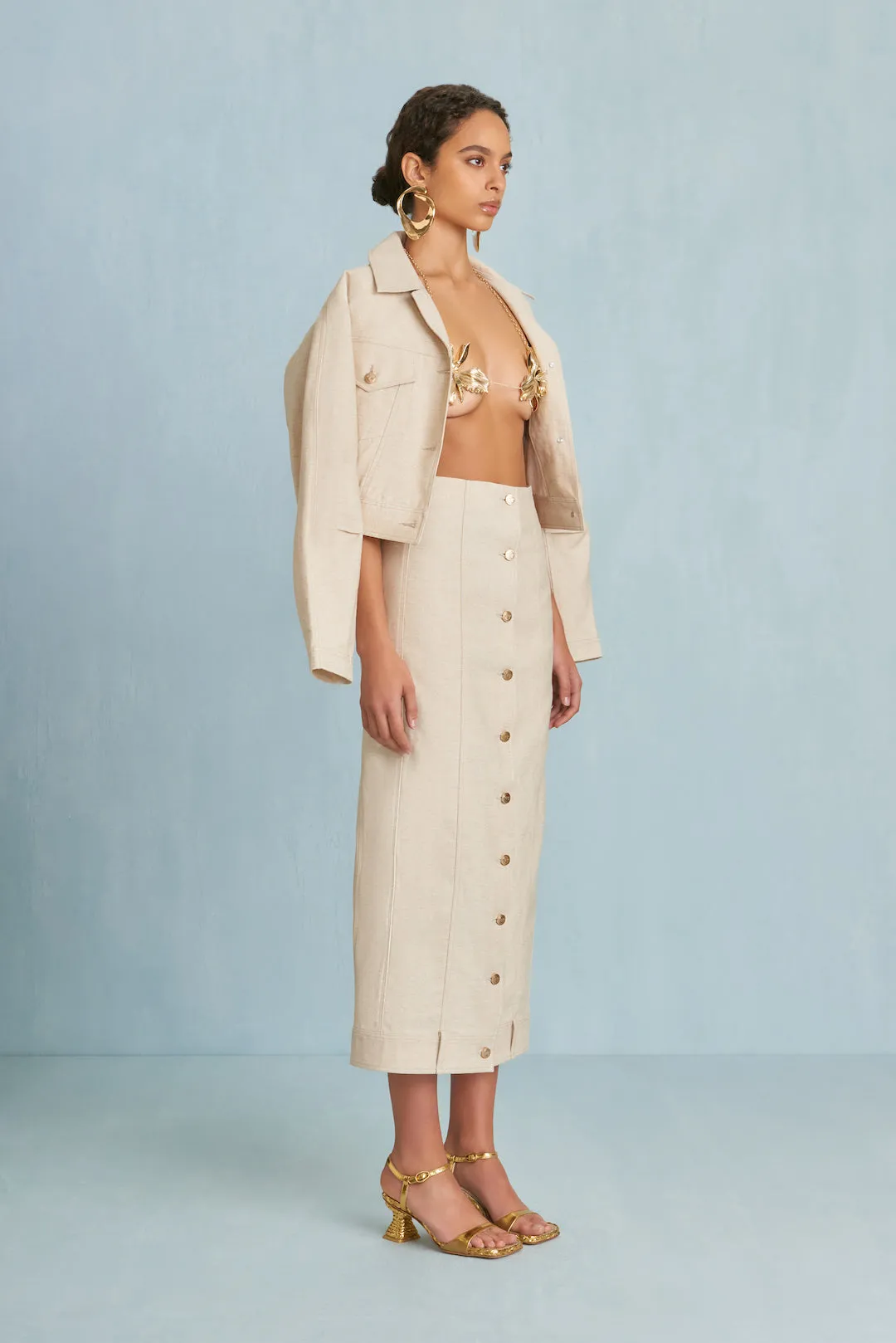 LUA SKIRT - BEACH sold by Cult Gaia product image thumbnail 3