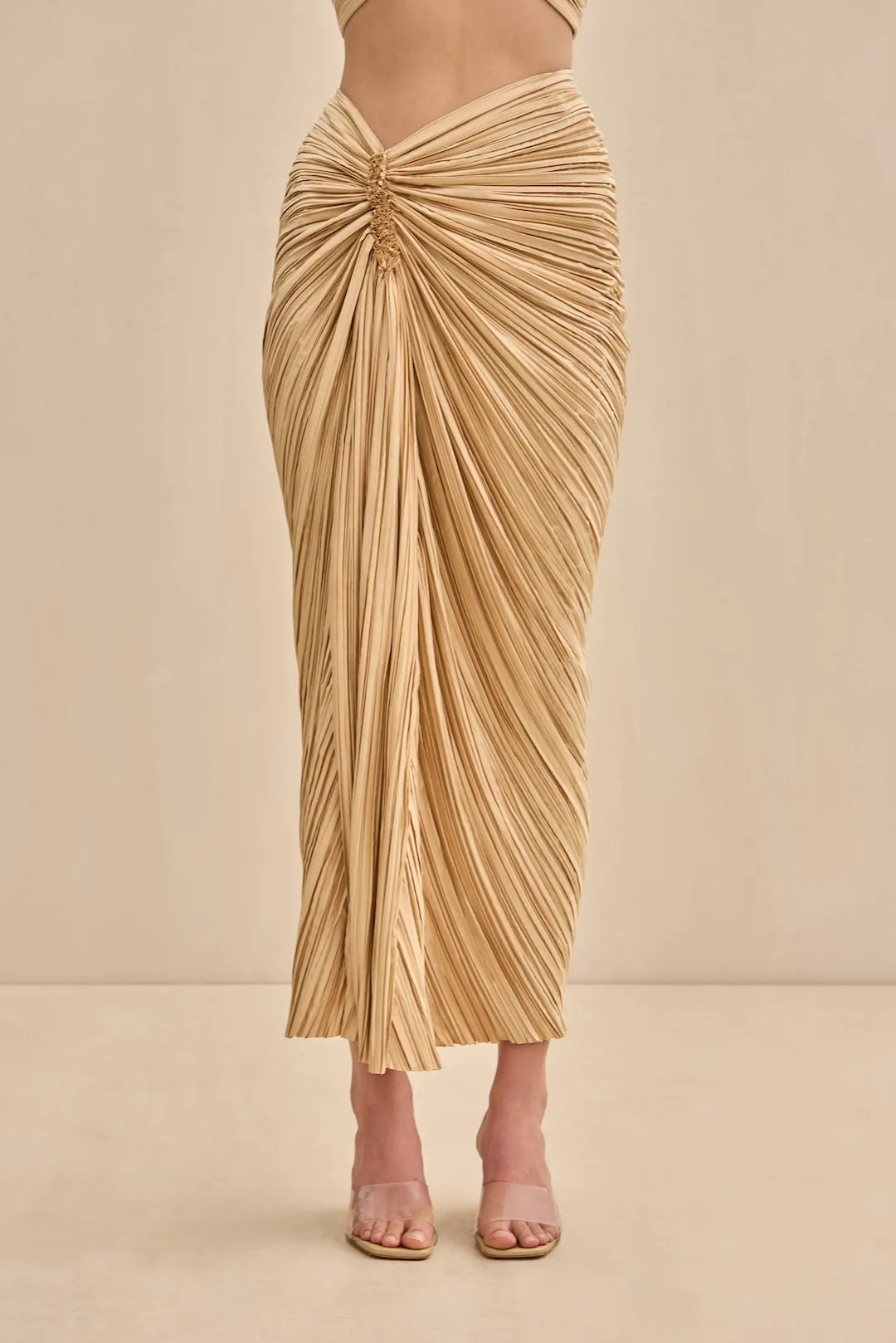 SONOMA SKIRT - TRUFFLE sold by cult gaia product image thumbnail 2