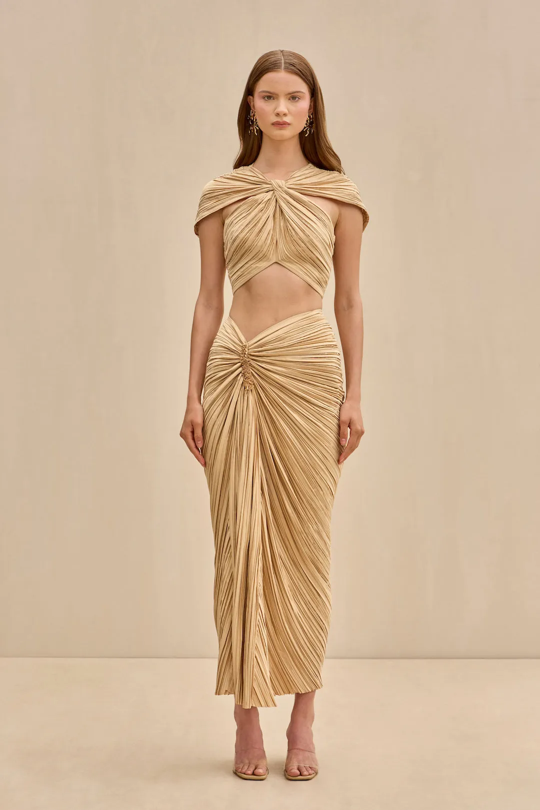 SONOMA SKIRT - TRUFFLE sold by cult gaia