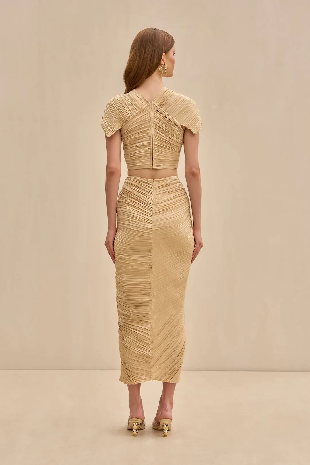 SONOMA SKIRT - TRUFFLE sold by cult gaia product image thumbnail 5