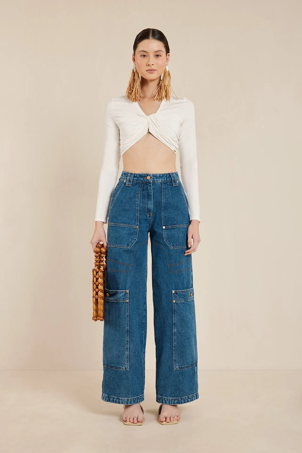 AVANI TOP - OFF WHITE sold by cult gaia product image thumbnail 3