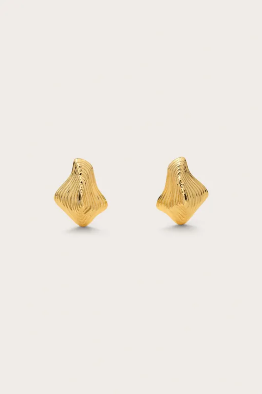 RELIC EARRING - SHINY BRASS sold by cult gaia
