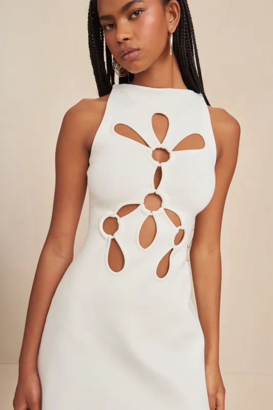 FRANCO KNIT DRESS - OFF WHITE sold by cult gaia