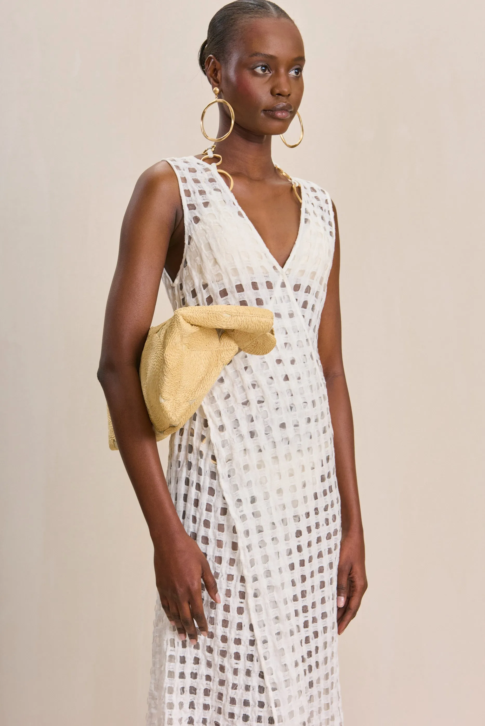 CORTEZ COVERUP - OFF WHITE LINEN sold by cult gaia product image thumbnail 3