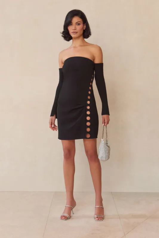 CAPRIANA DRESS - BLACK sold by cult gaia