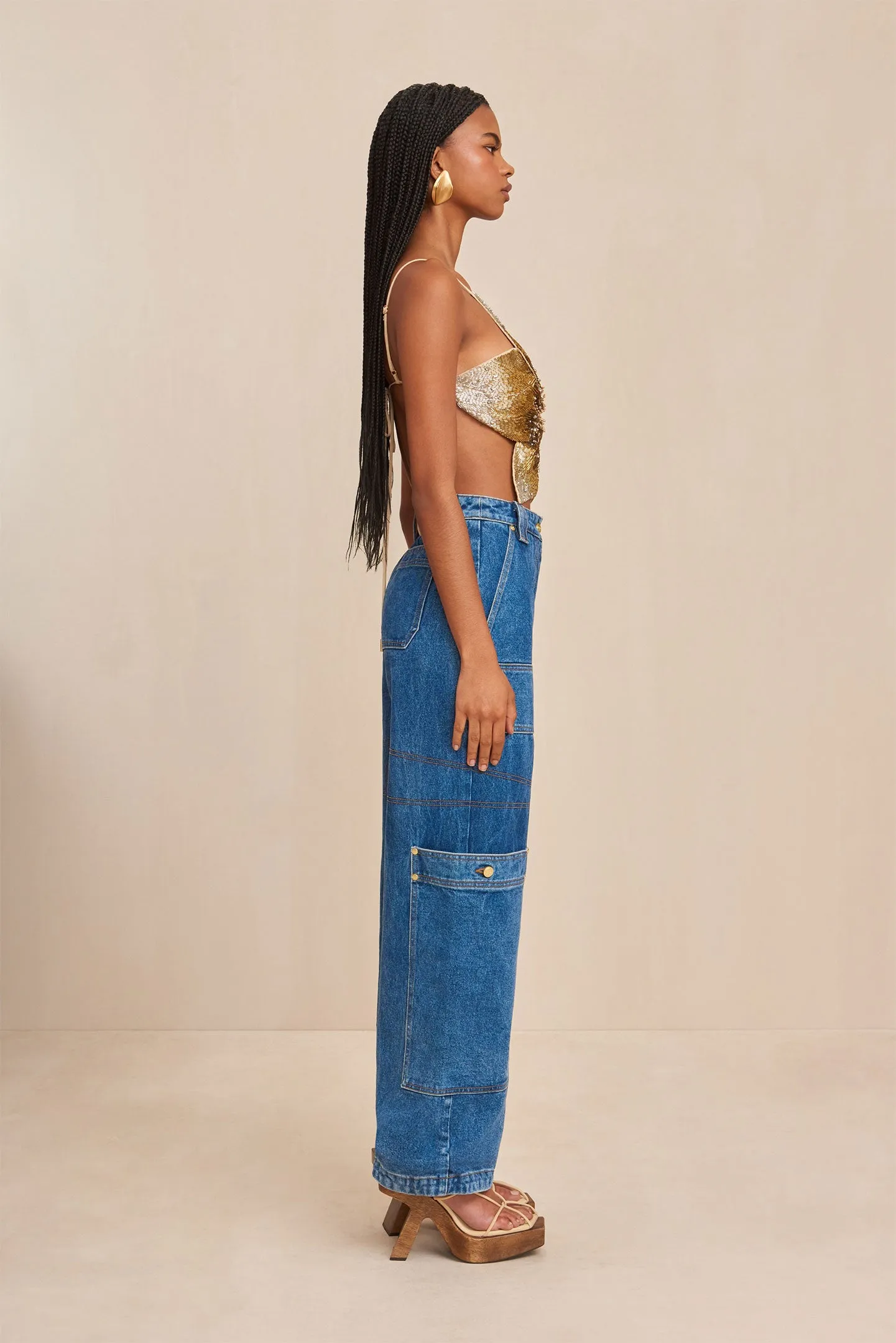 LANCE TOP - BEACH MULTI sold by Cult Gaia product image thumbnail 2