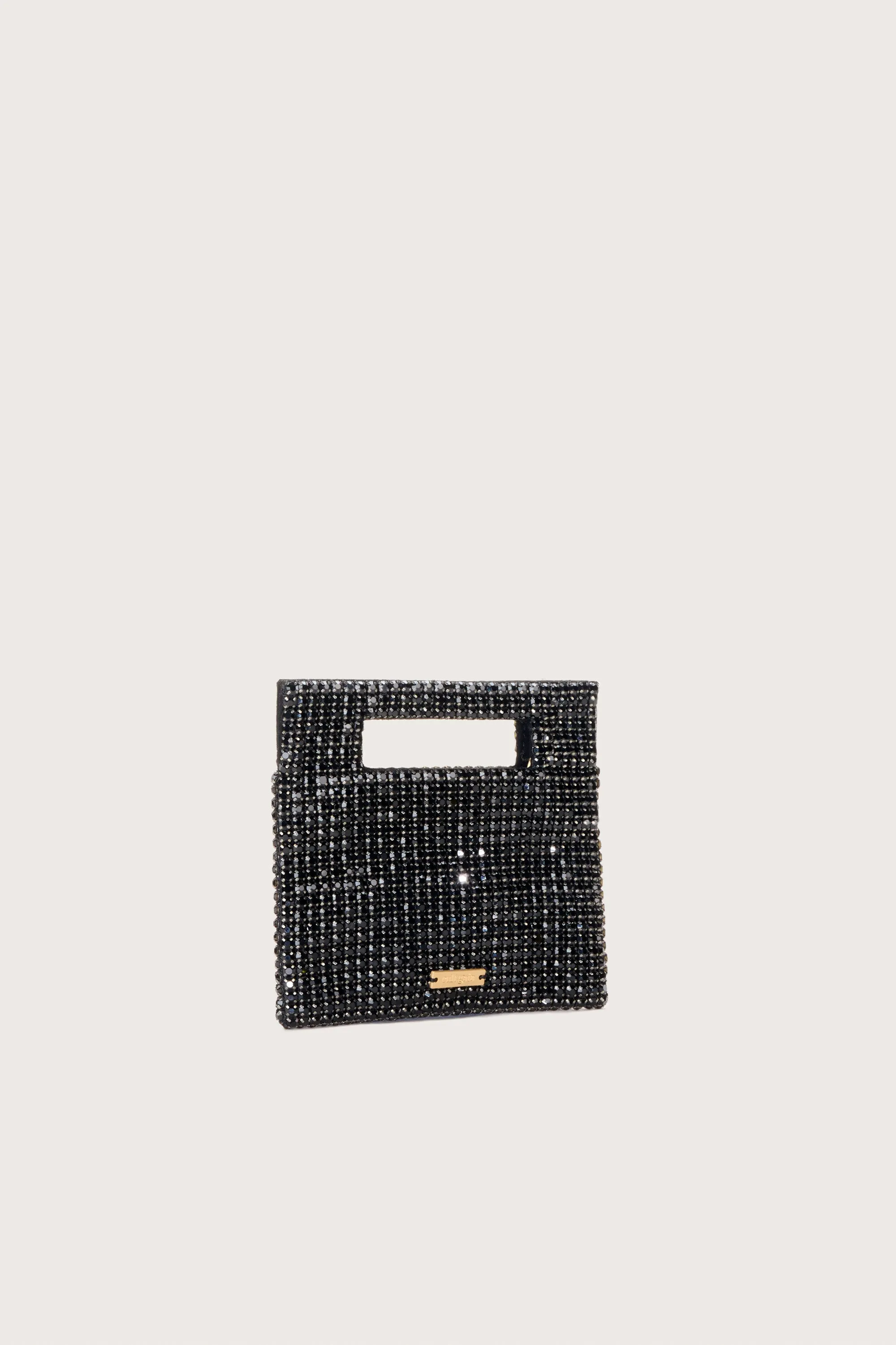 LUCINDA NANO RHINESTONE CLUTCH - BLACK sold by cult gaia product image thumbnail 2