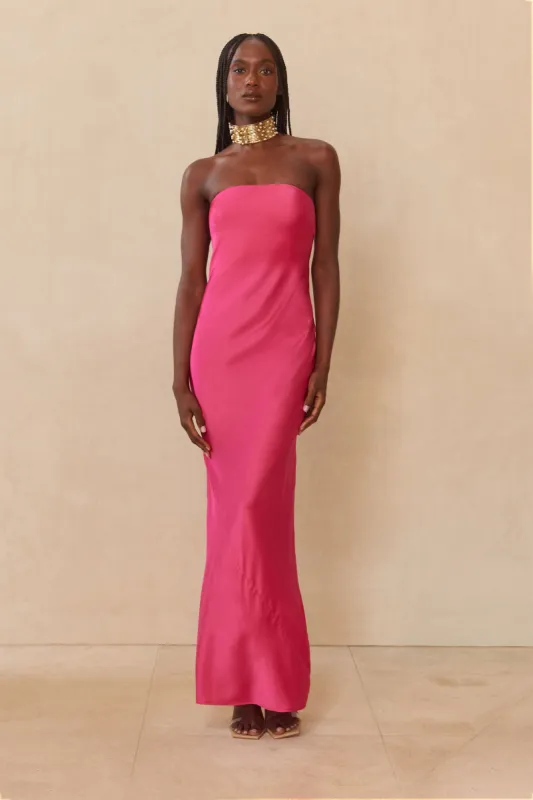 PERLA GOWN - DRAGONFRUIT sold by cult gaia