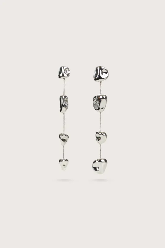 CLEO EARRING - SHINY SILVER sold by cult gaia