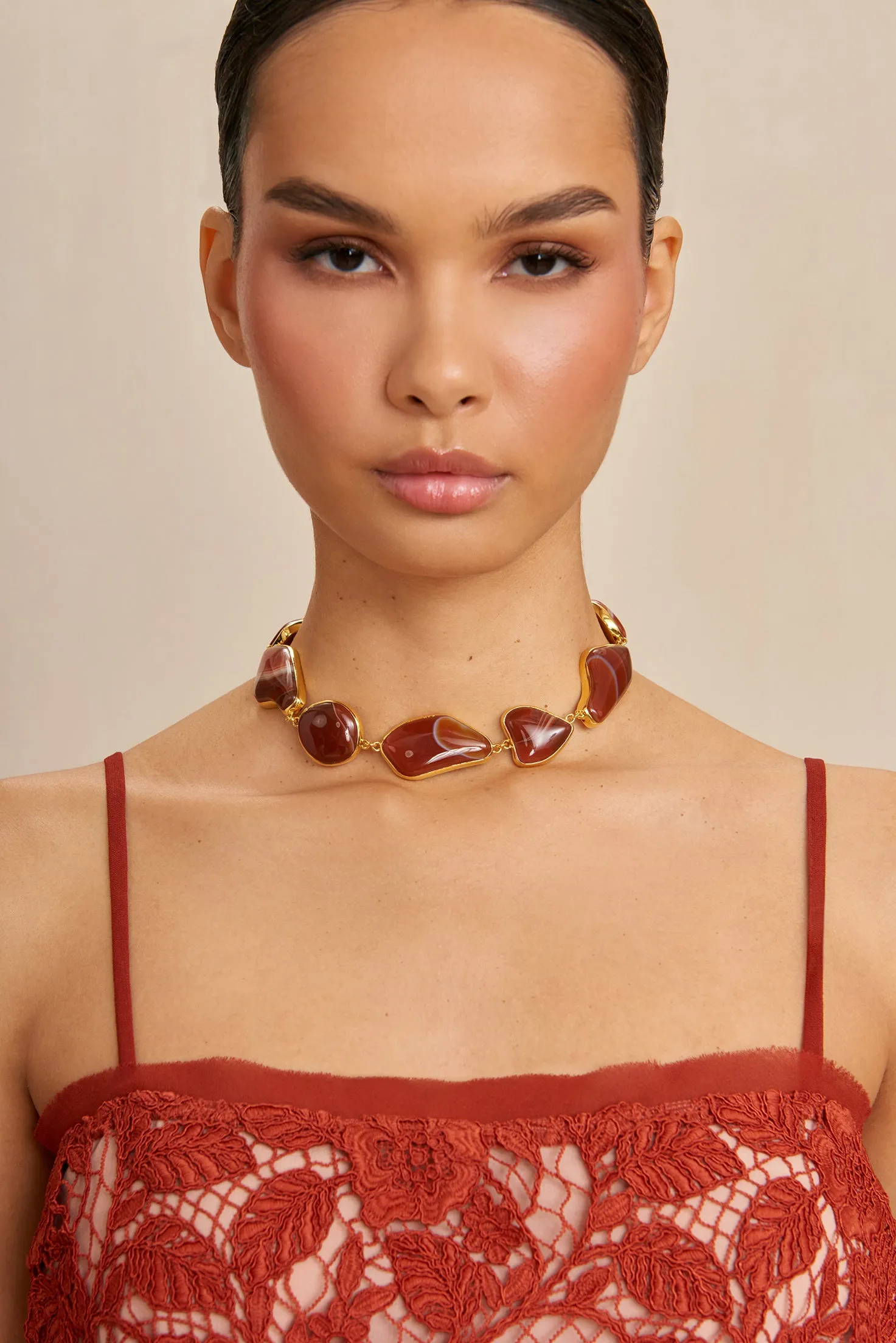 YACHNE CHOKER - AMBER sold by cult gaia product image thumbnail 3