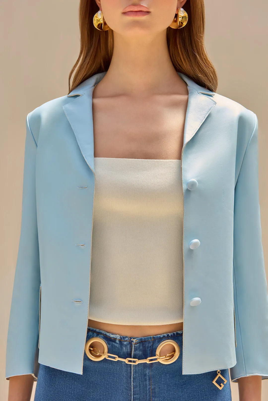 LAYTON BLAZER - HYDRANGEA sold by cult gaia product image thumbnail 3