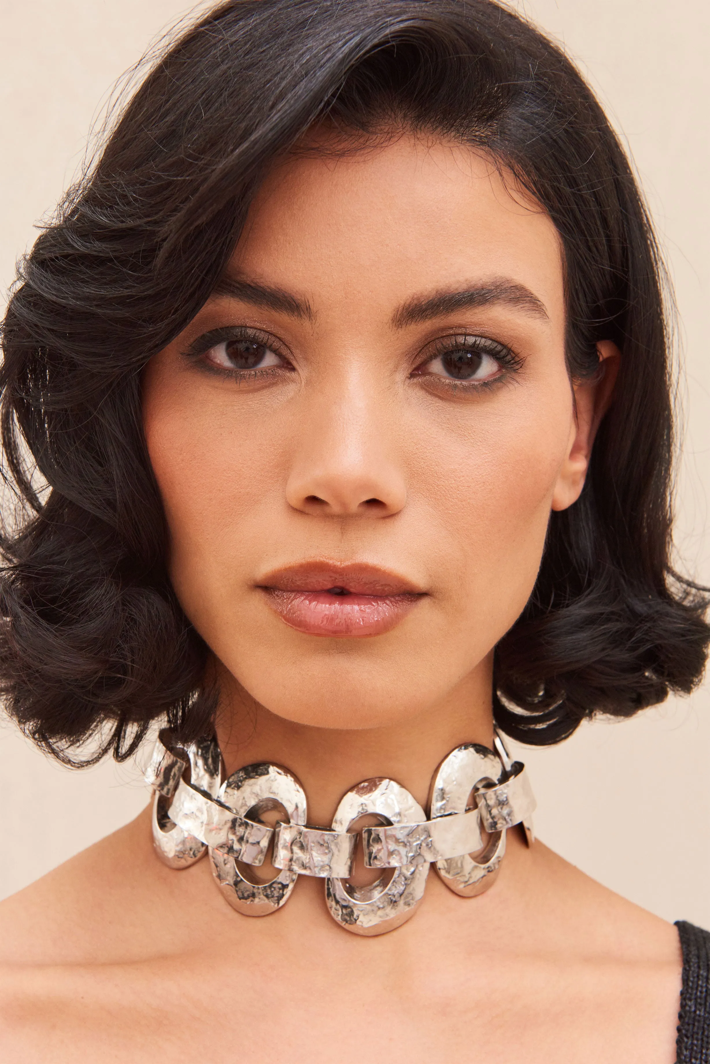 NIDIA CHOKER - SILVER sold by cult gaia product image thumbnail 2