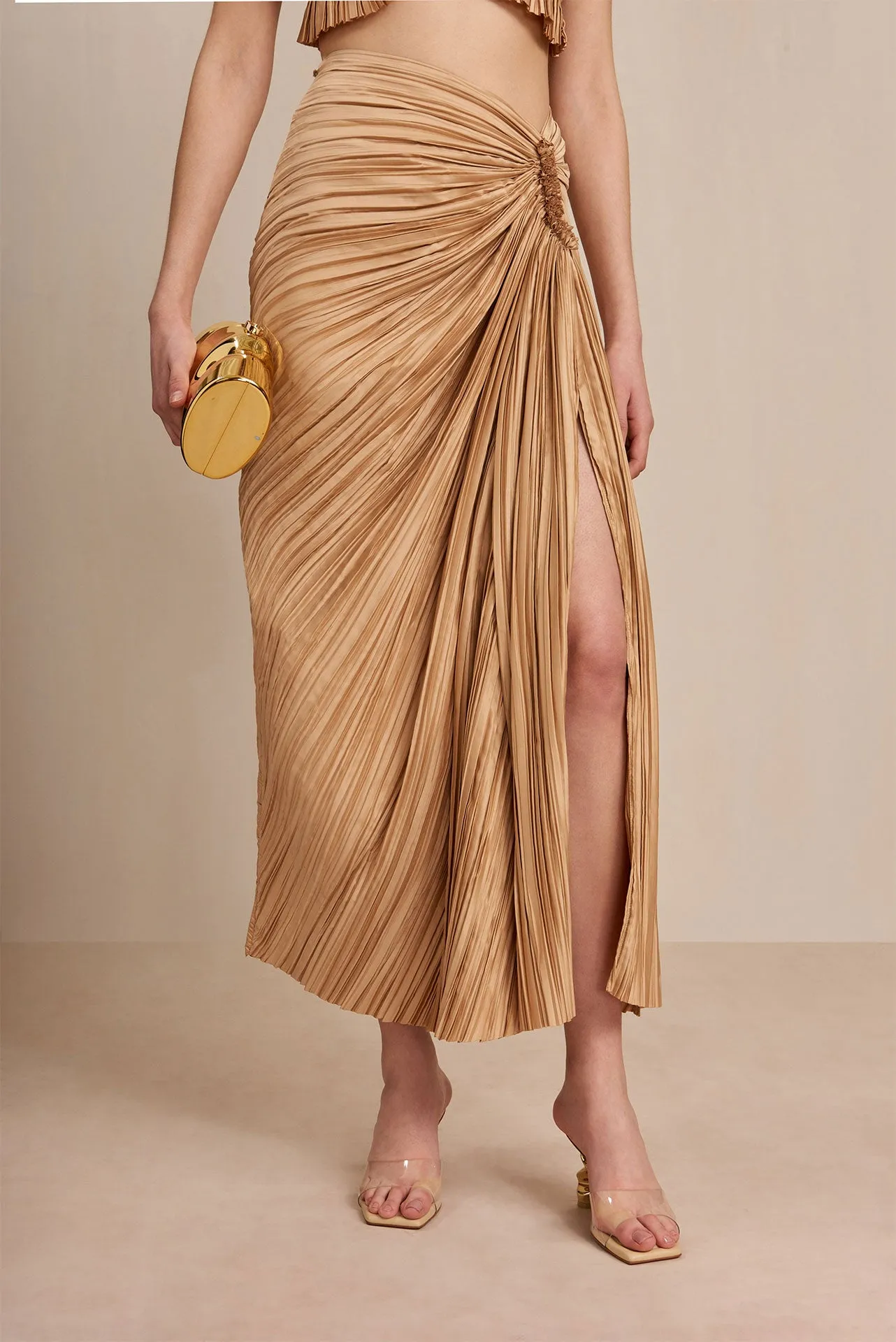 SONOMA SKIRT - LIGHT CAMEL sold by Cult Gaia product image thumbnail 2