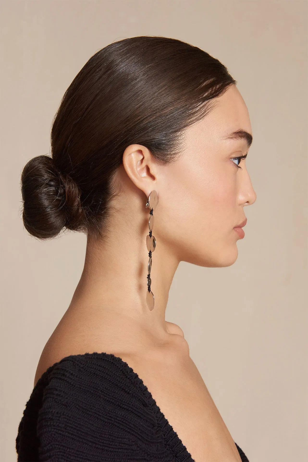 VAL EARRING - SHINY SILVER sold by cult gaia product image thumbnail 3