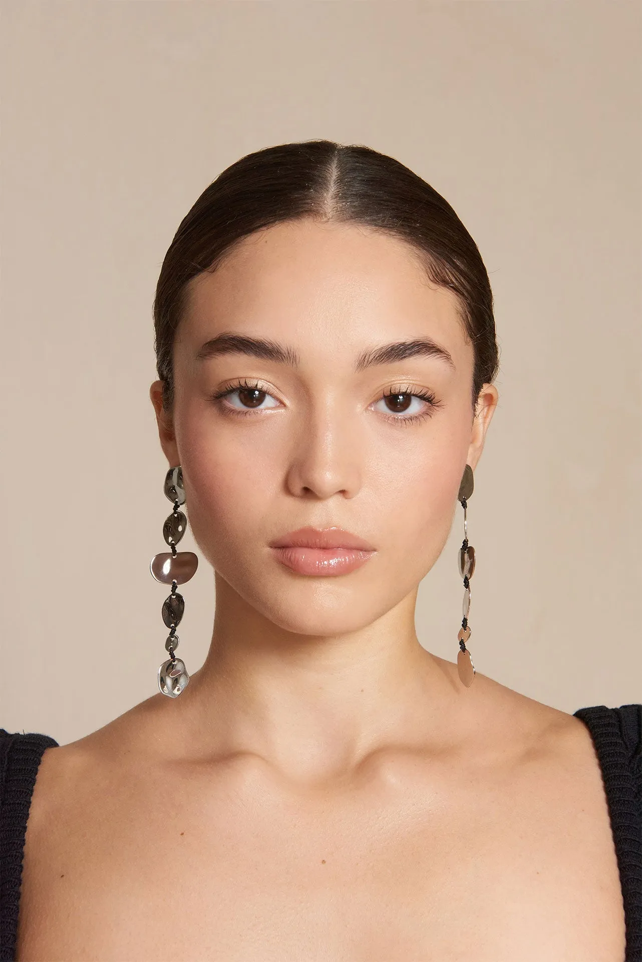 VAL EARRING - SHINY SILVER sold by cult gaia product image thumbnail 2