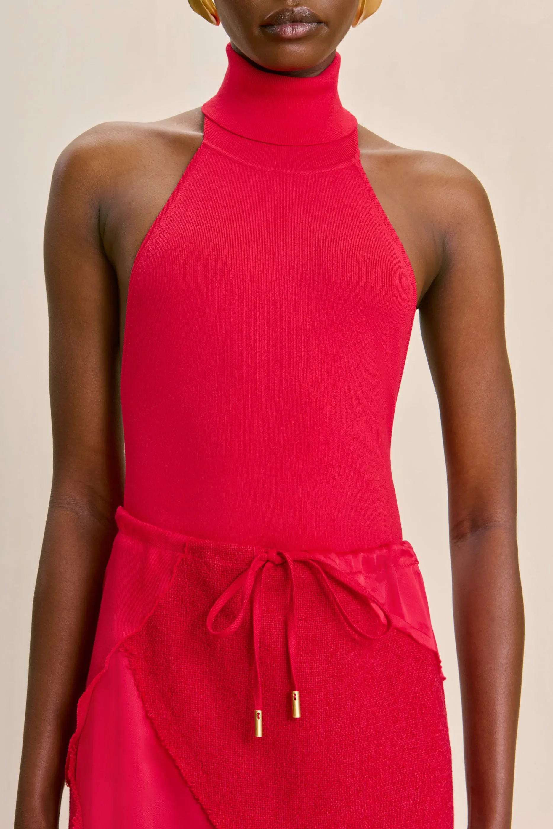 WAKE KNIT TOP - LOLLIPOP sold by Cult Gaia