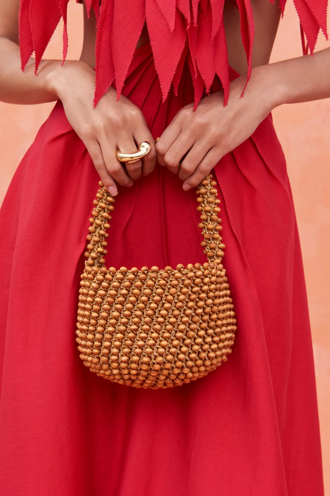 CORA MINI BAG - CHESTNUT sold by cult gaia product image thumbnail 3