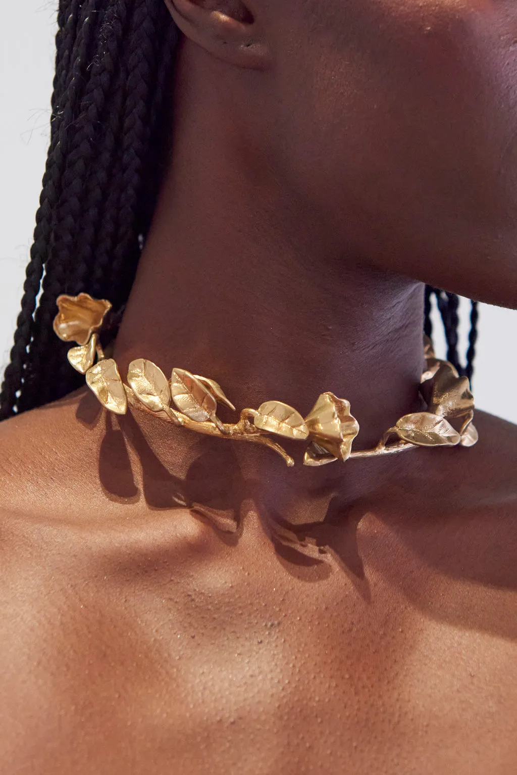 FANA CHOKER - BRUSHED BRASS sold by cult gaia product image thumbnail 2