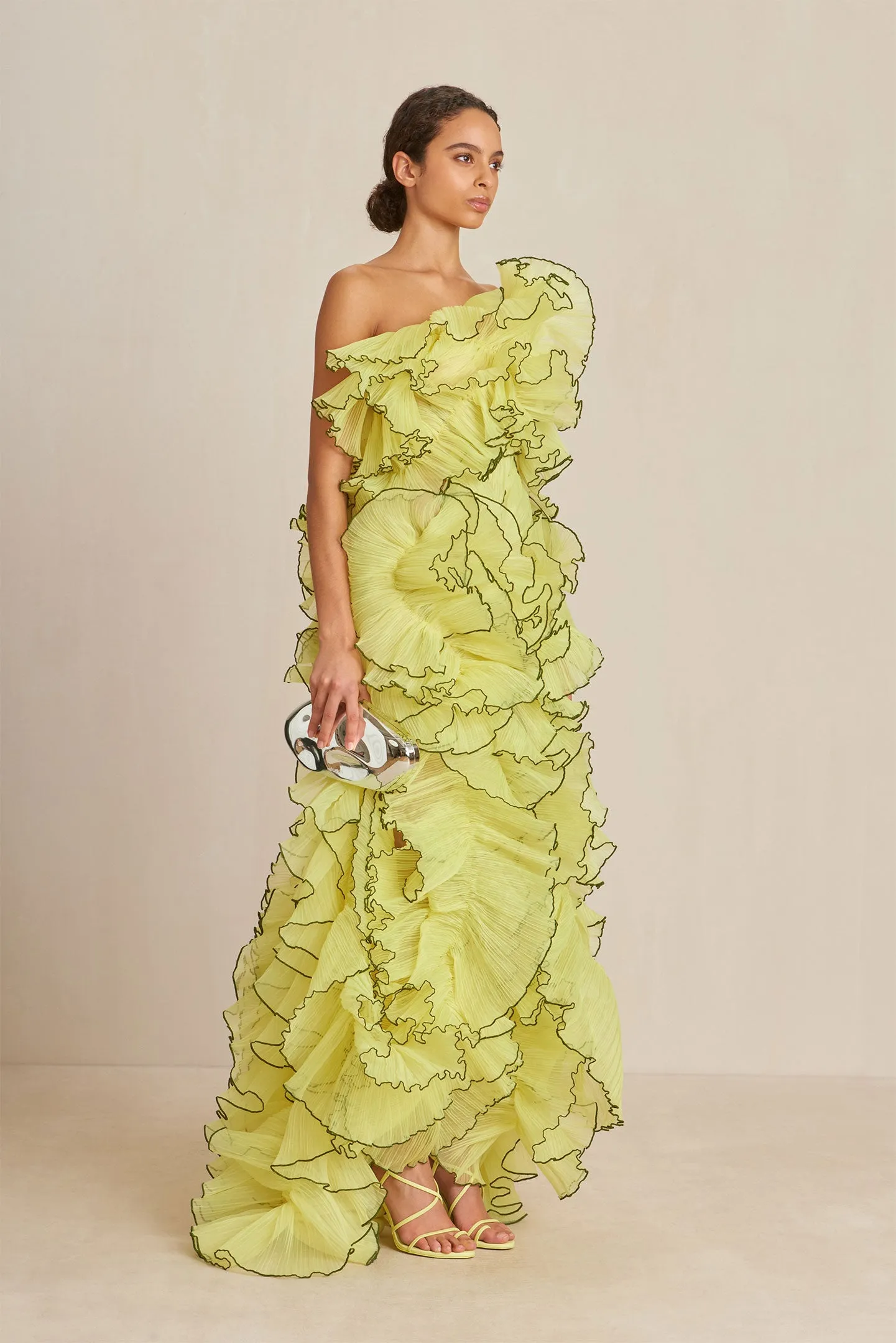 TORREY GOWN - LEMON SORBET sold by cult gaia product image thumbnail 2