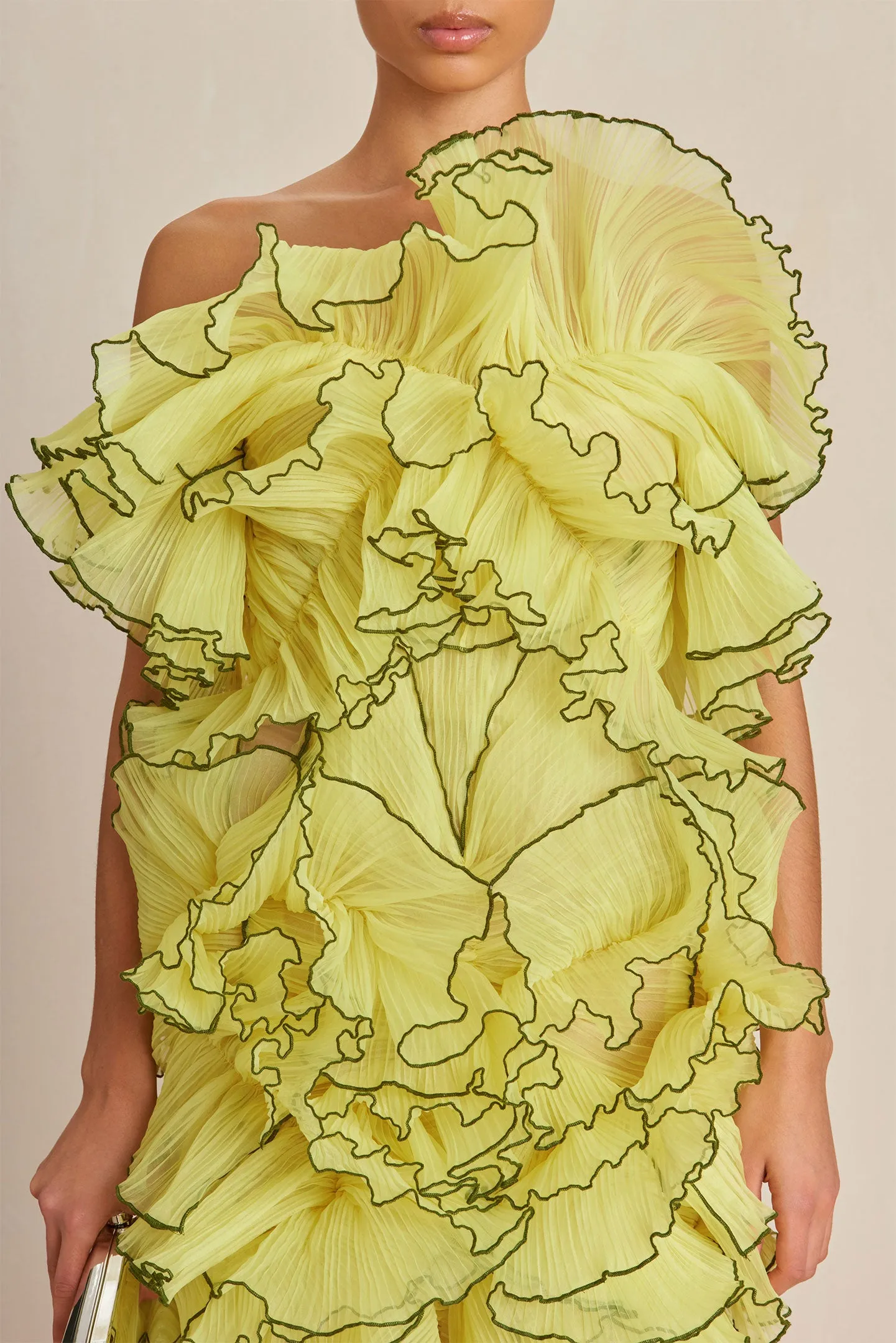 TORREY GOWN - LEMON SORBET sold by cult gaia product image thumbnail 3