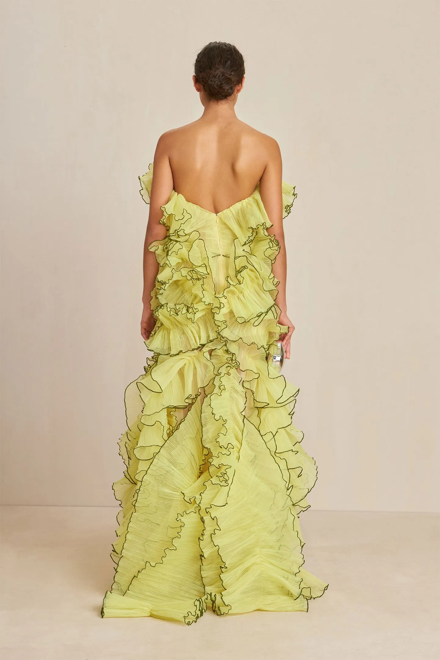 TORREY GOWN - LEMON SORBET sold by cult gaia product image thumbnail 4